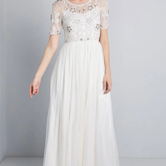 Modcloth Everlasting Romance Maxi Wedding Dress - Picture 3 of 5